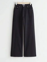BLACK WIDE LEG JEANS - THE VOGUE APPARELS